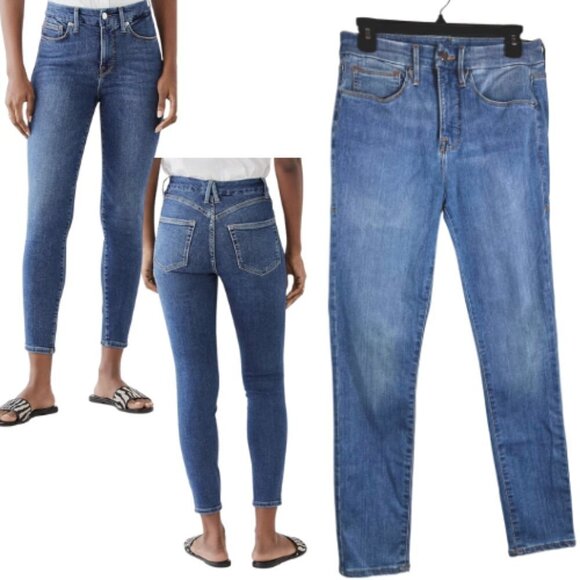 Good American Denim - GOOD AMERICAN Blue 268 Good Legs Crop Skinny Jean Size 8/29